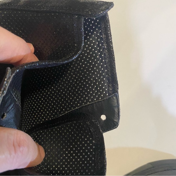 Beau+Ashe Glittery black mesh hi top sneakers size 11, like new. Sexy, club wear - Picture 6 of 14